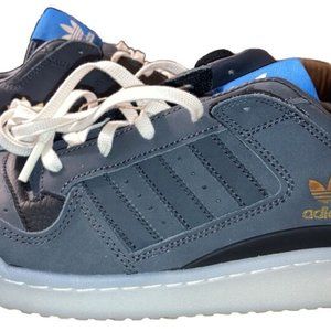 NWT Adidas Originals Forum Low Men's Gray Blue Shoes Sneakers Size 9